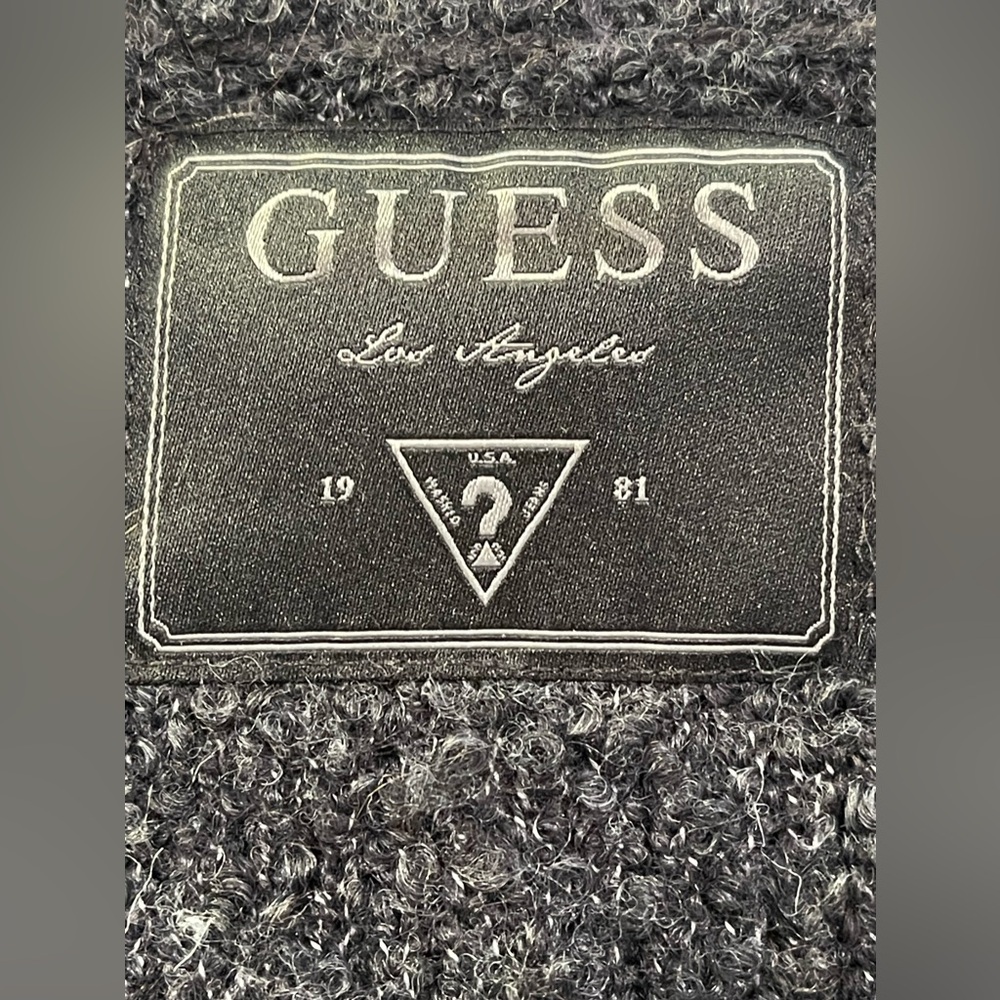 GUESS Silver Wool Blend Sweater - Picture 5 of 7